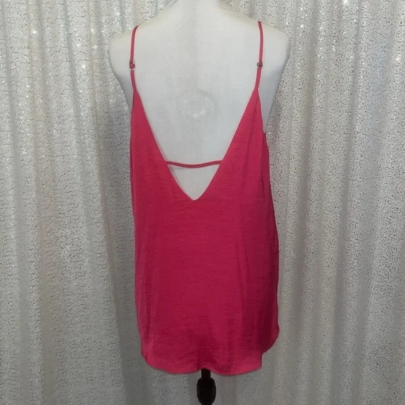 Hot Pink Strappy Tank - Picture 3 of 5